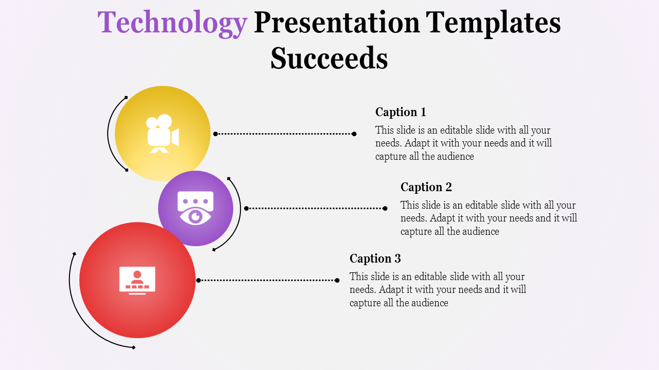 Multicolor Technology Presentation template for PPT and Google Slides Design